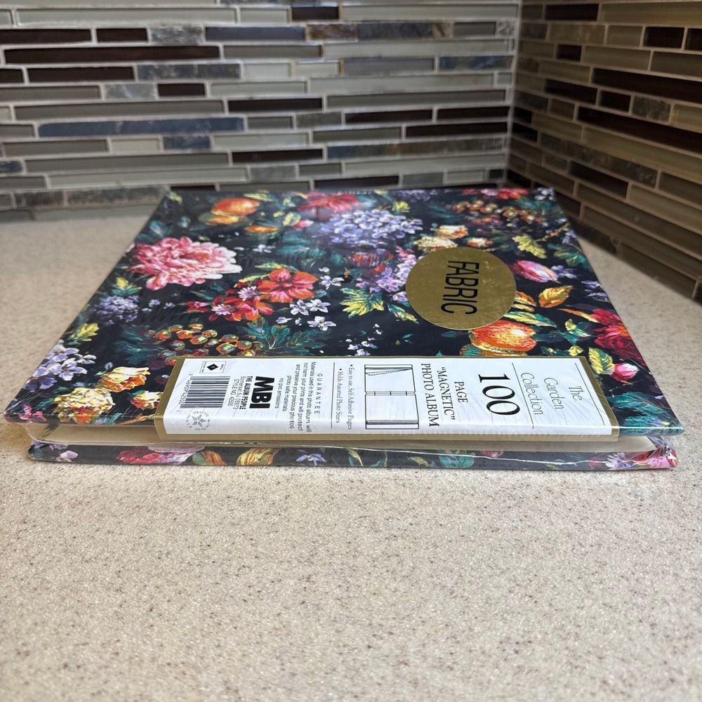 NEW Vintage MBI Garden Collection 100 pg Magnetic Photo Album Floral Cover 42500 - Picture 5 of 12